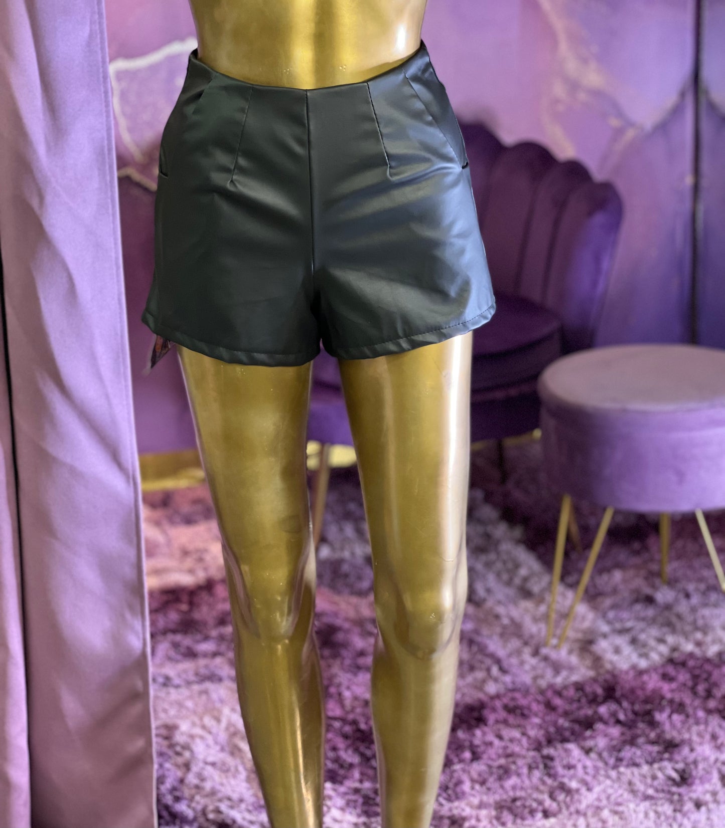 Leather Shorts