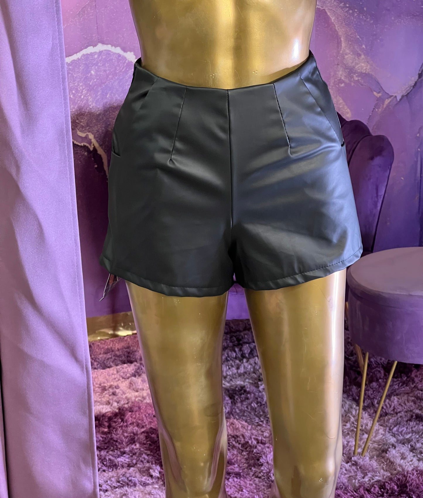 Leather Shorts