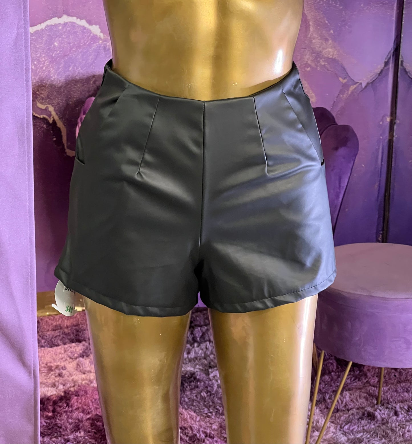 Leather Shorts