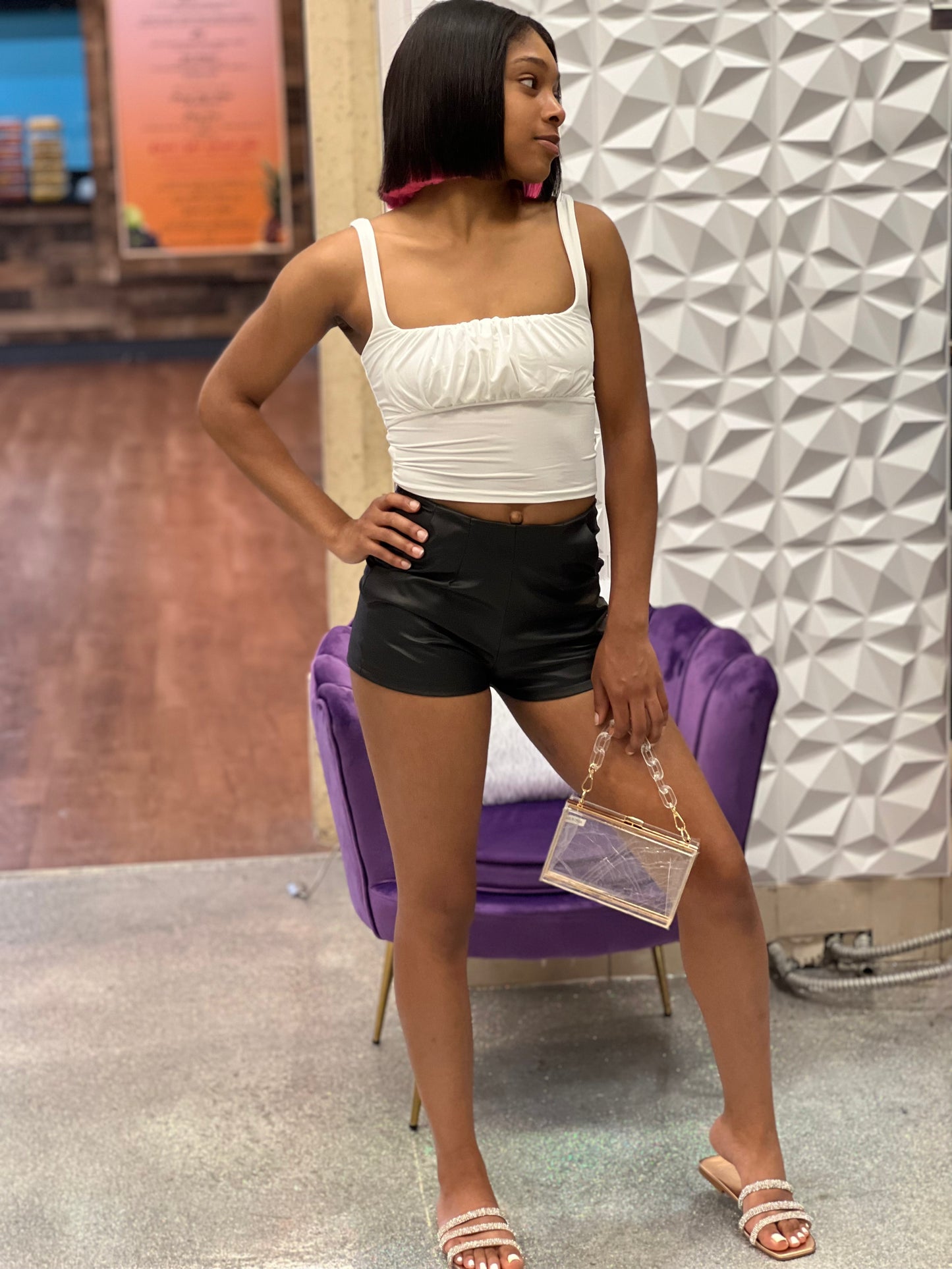 Leather Shorts