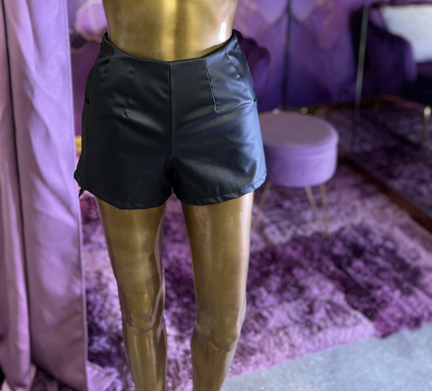 Leather Shorts