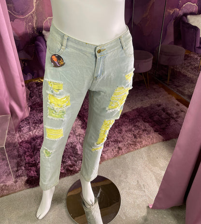 Sunray distressed Jeans
