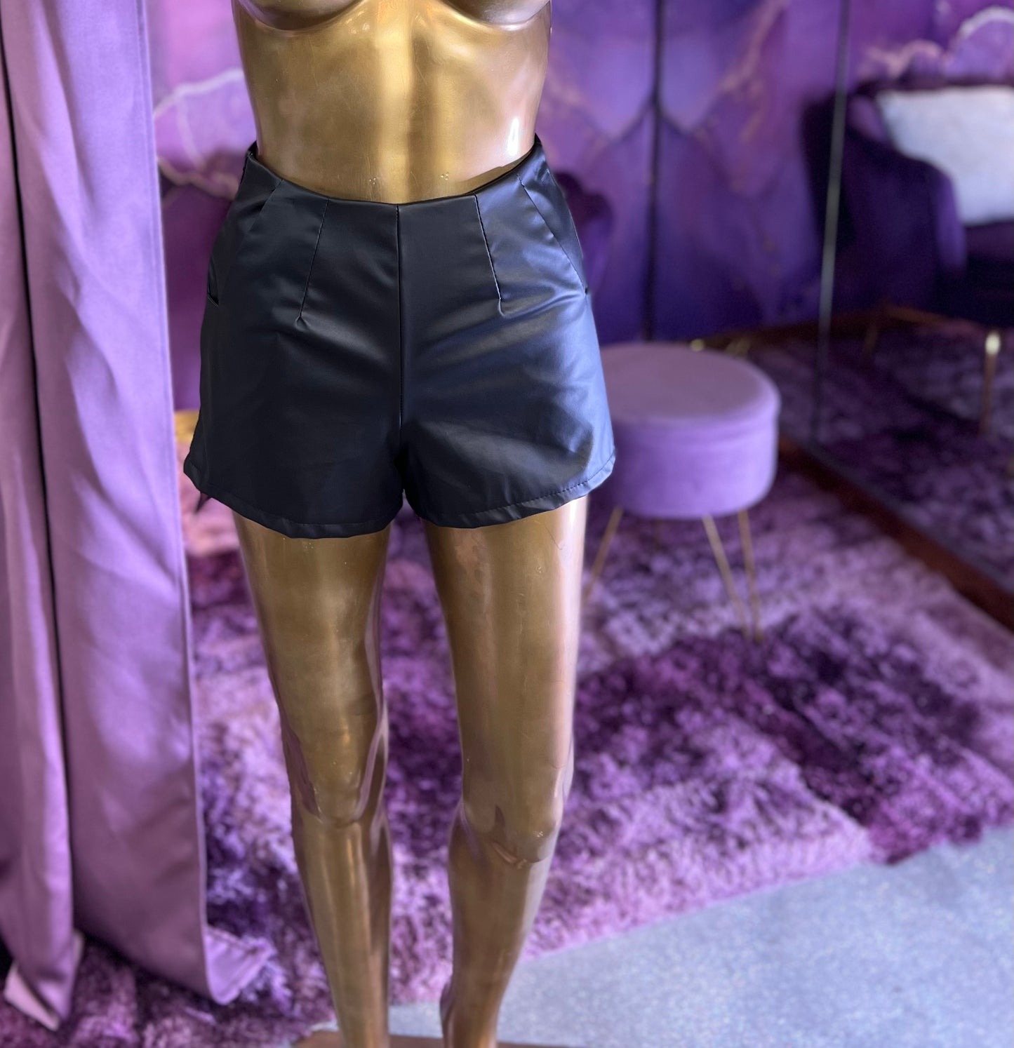 Leather Shorts