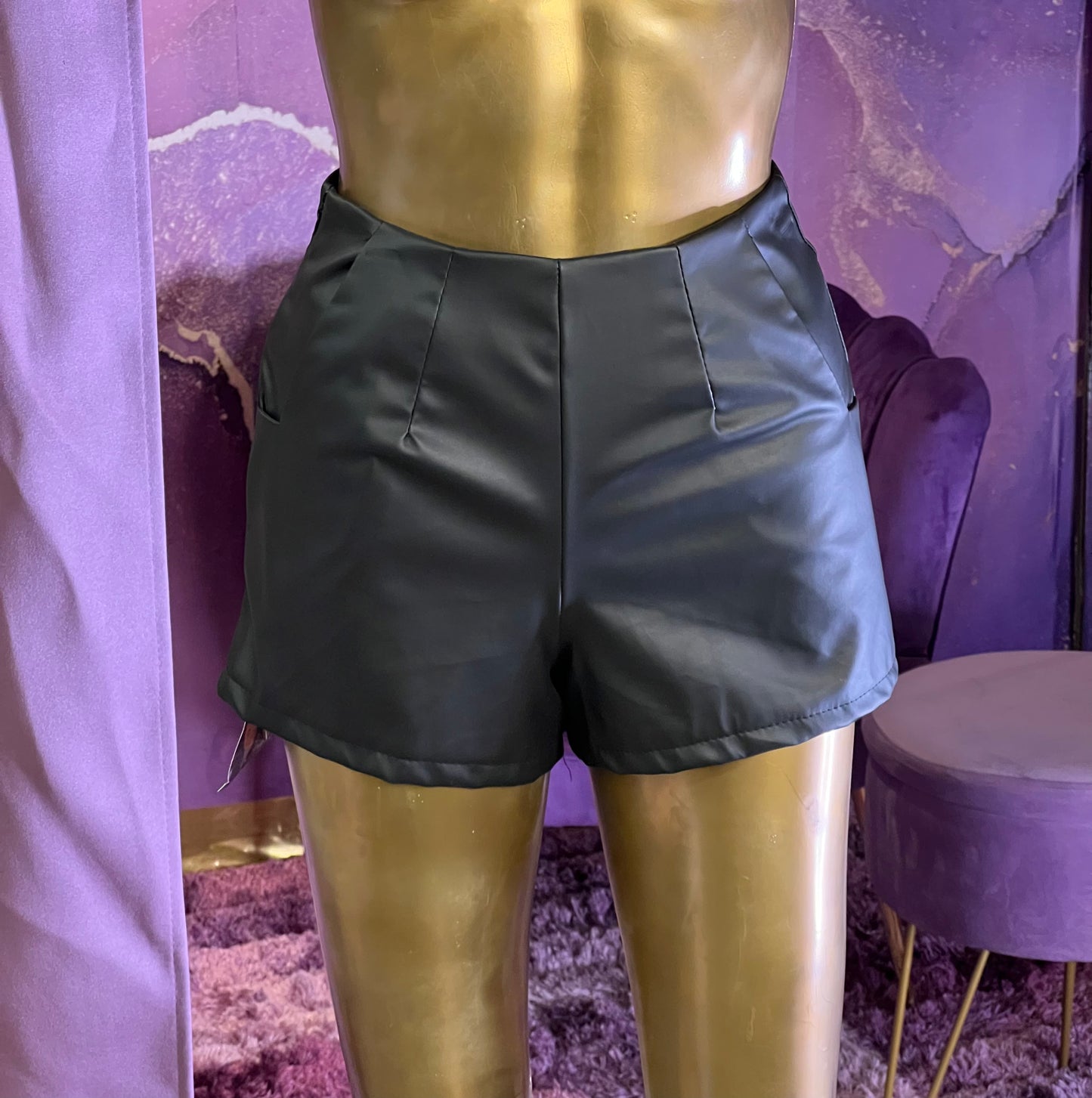 Leather Shorts