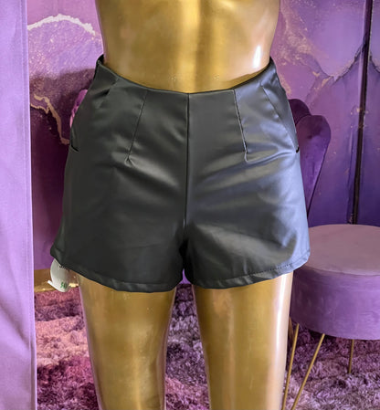 Leather Shorts
