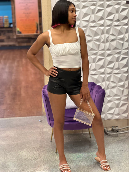 Leather Shorts
