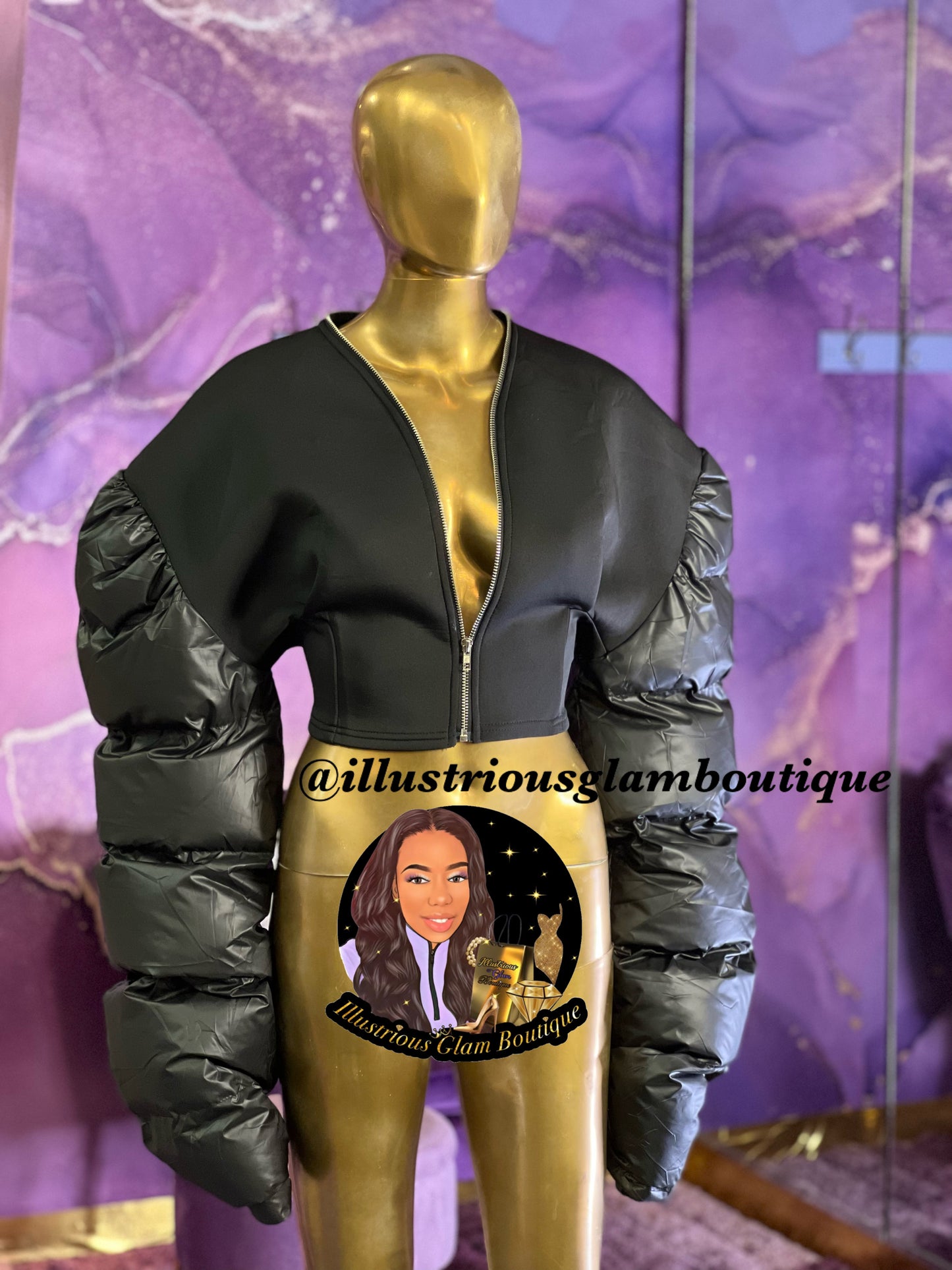 This is Fashion Puff Sleeve Jacket