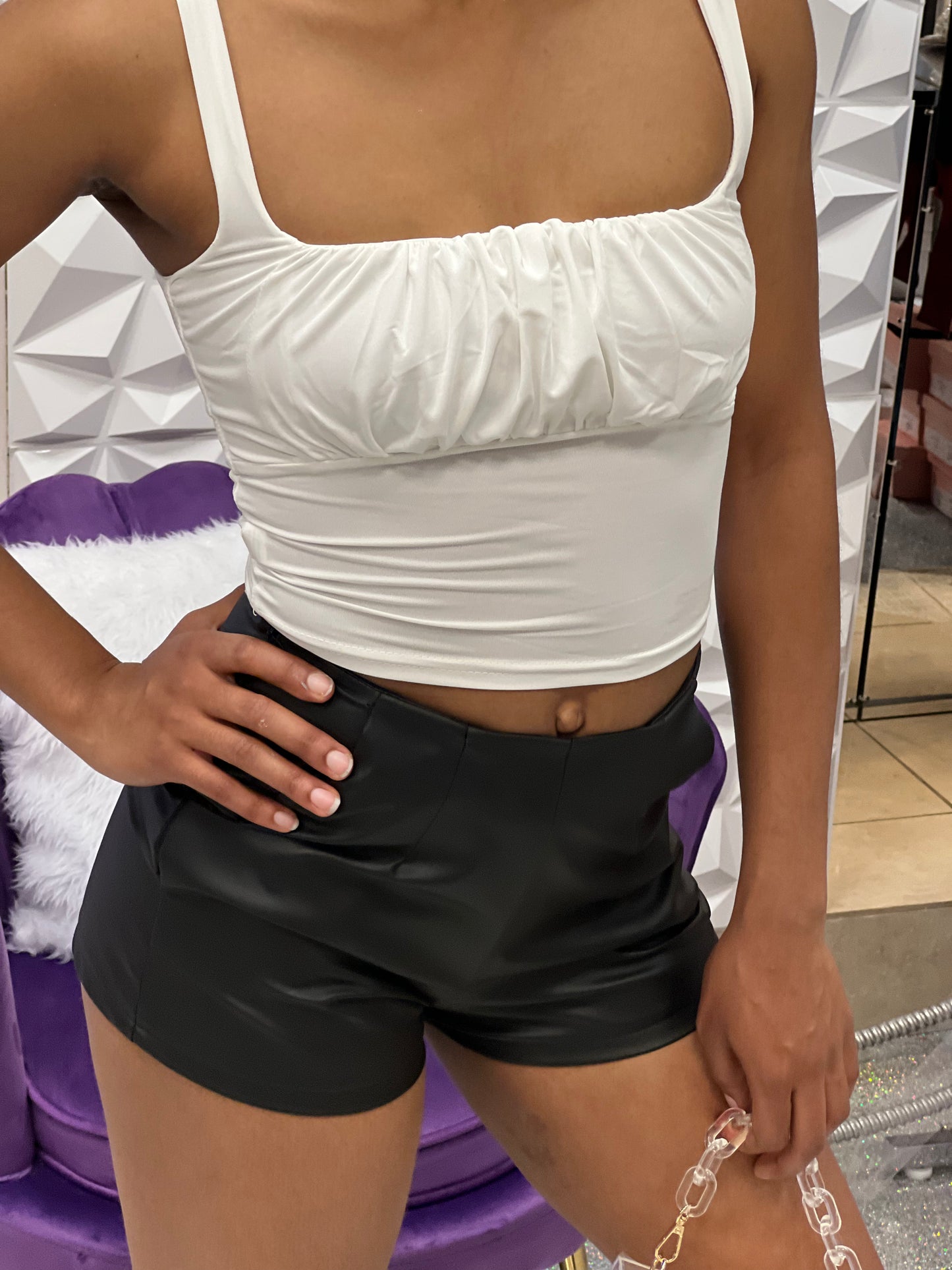 Leather Shorts